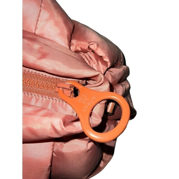 SEE BY CHLOE Joy Ride Small Nylon Star Charm Bag Orange - Picture 8 of 16